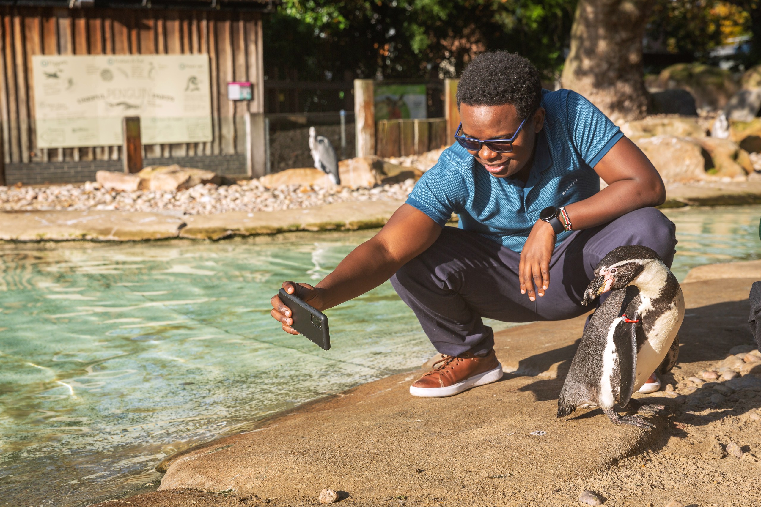 Fun at London Zoo, home to various animals