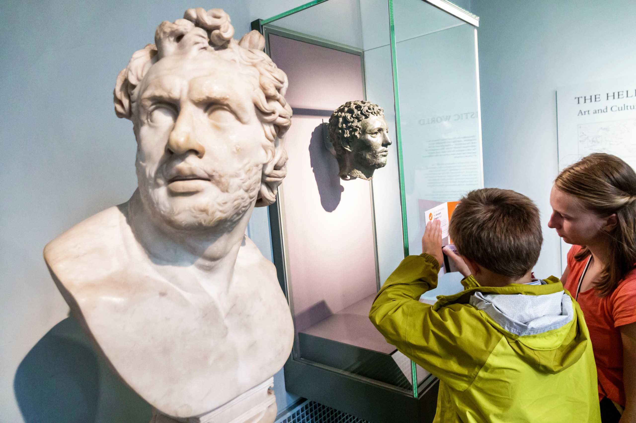 Children exploring the British Museum