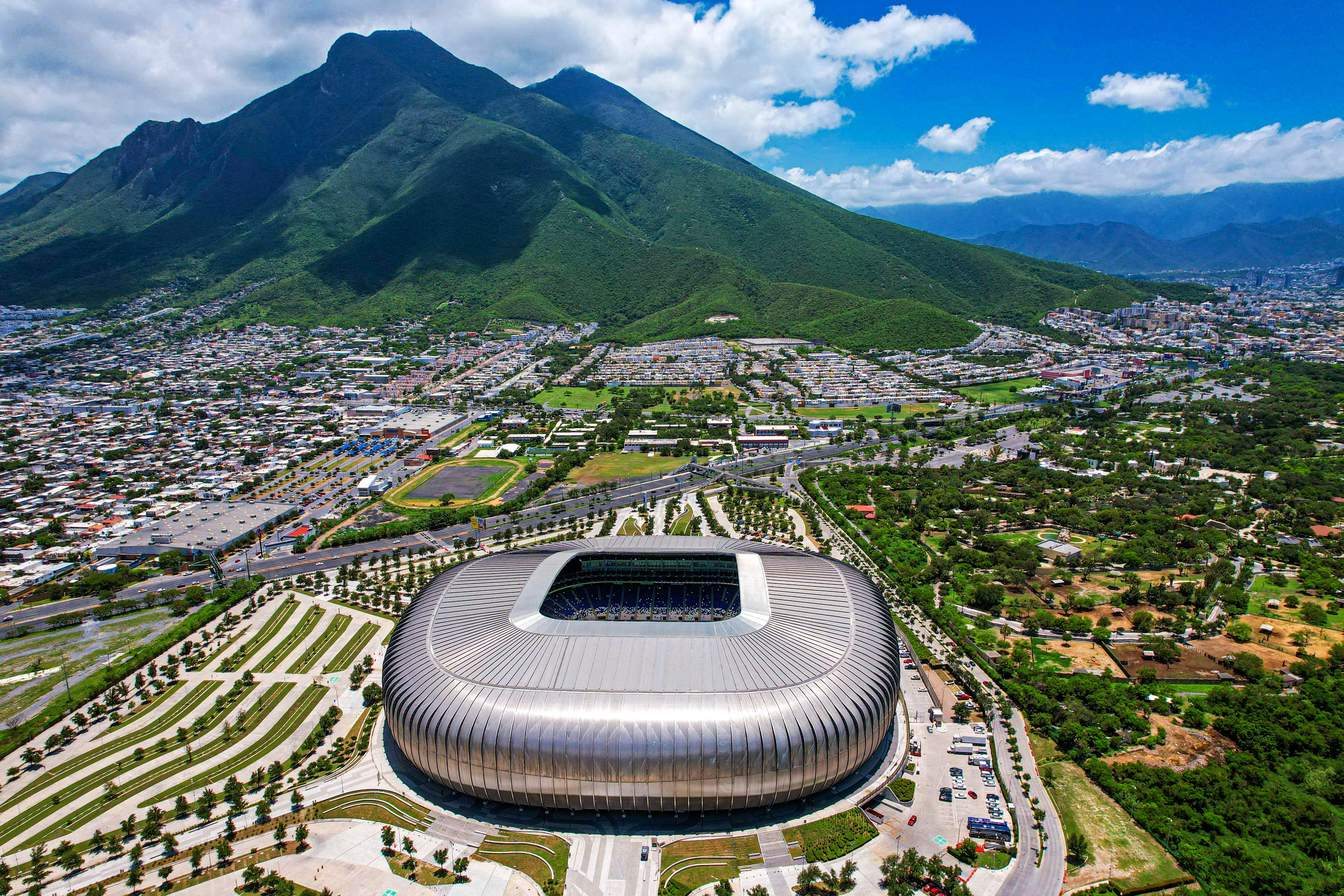 BBVA Stadium in Guadalupe near Monterrey, one of the host cities for the 2026 FIFA World Cup