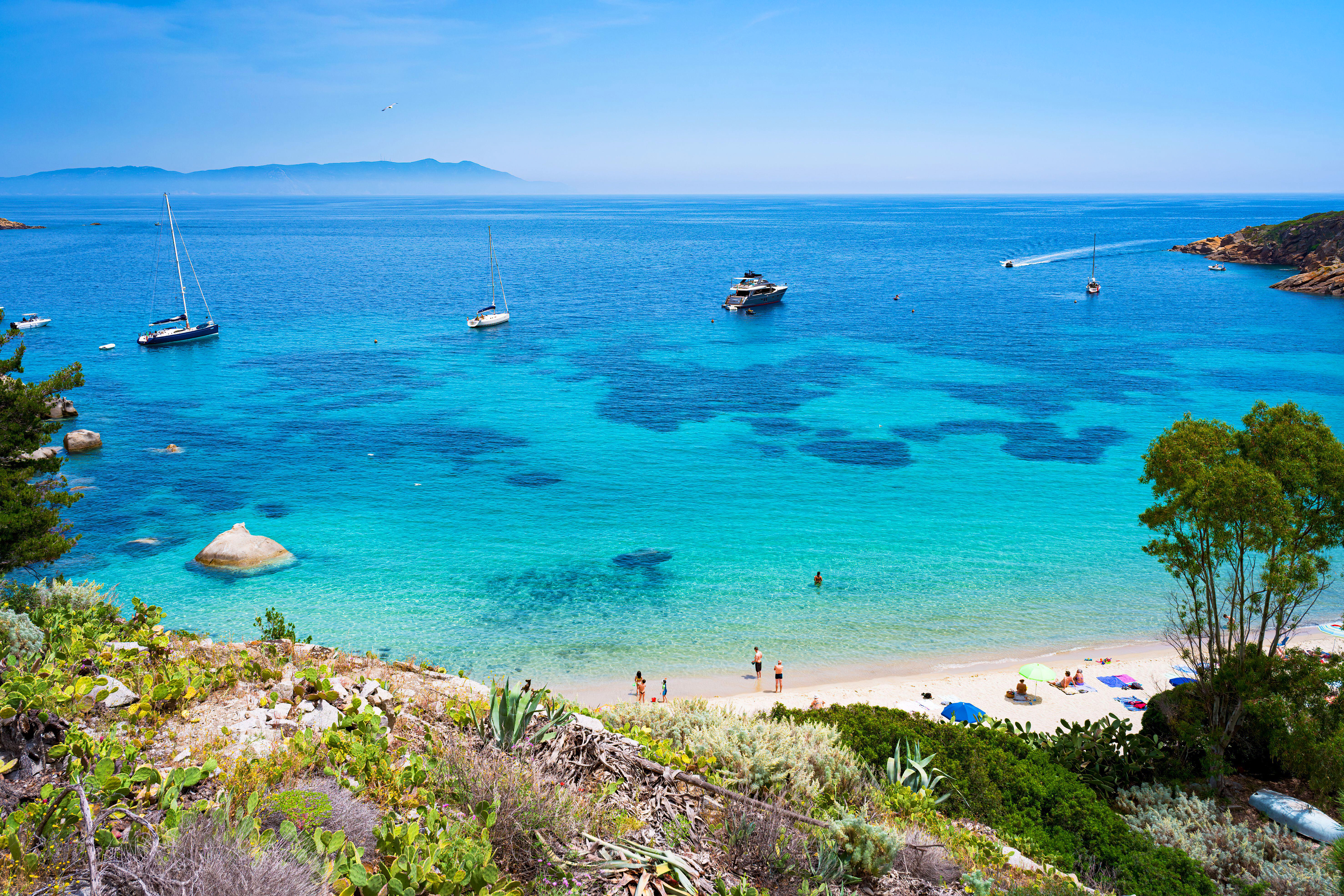 Cannelle beach on Giglio Island