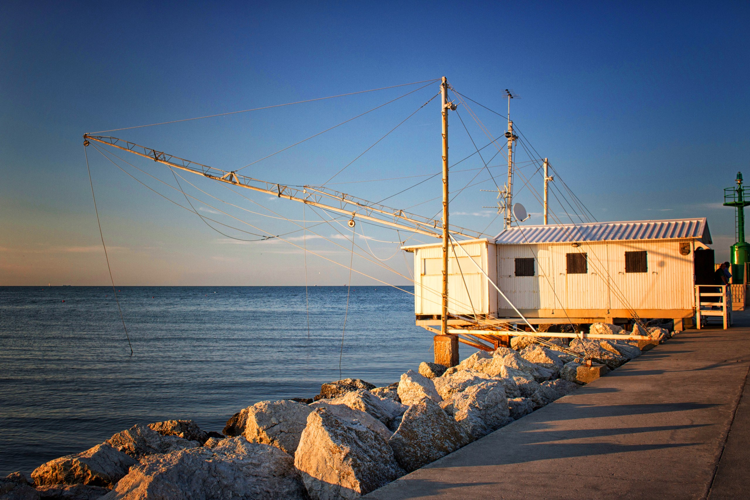 Seafront view in Milano Marittima on the Adriatic Coast