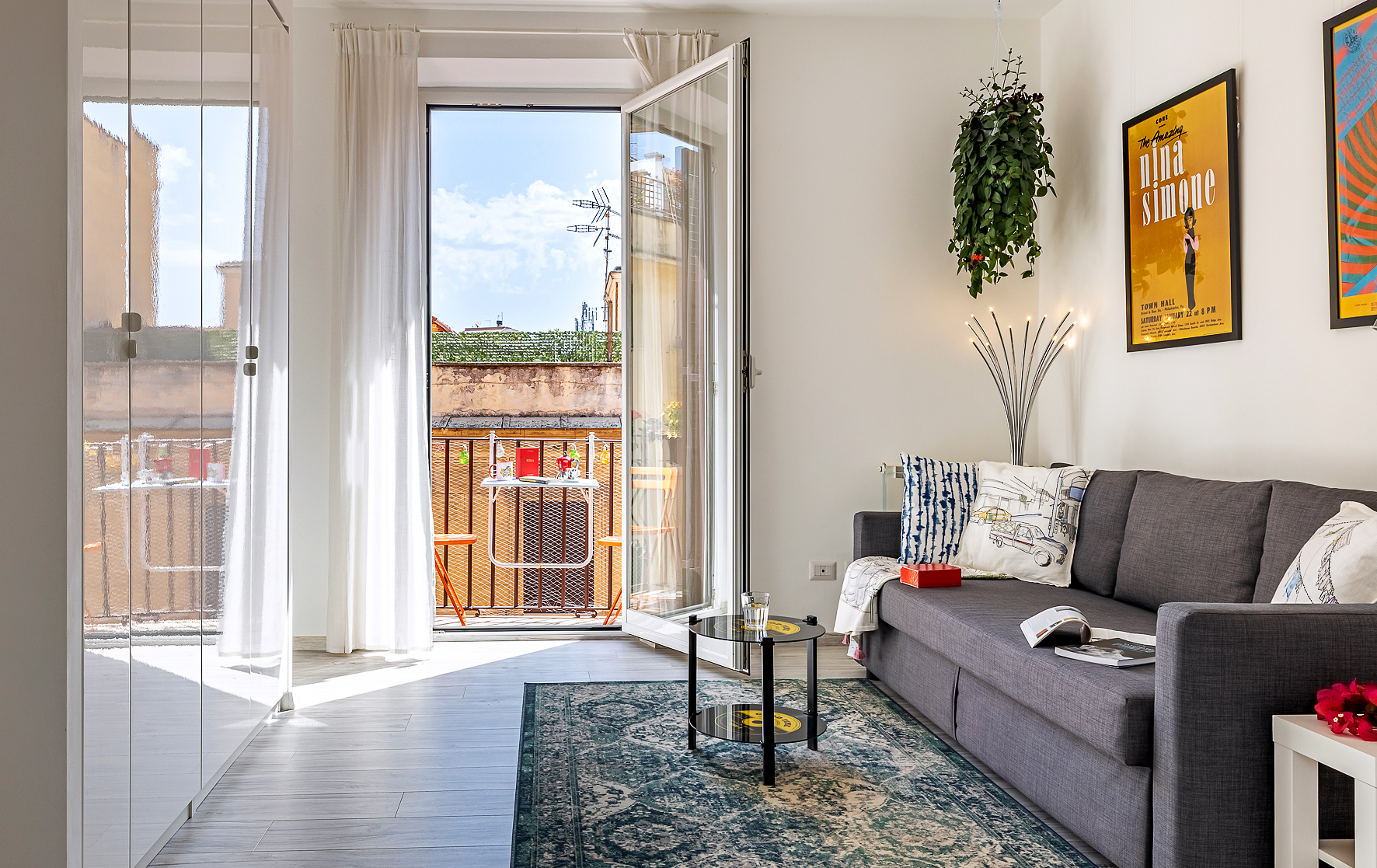 Stylish studio design in Tuned In, Pigneto.
