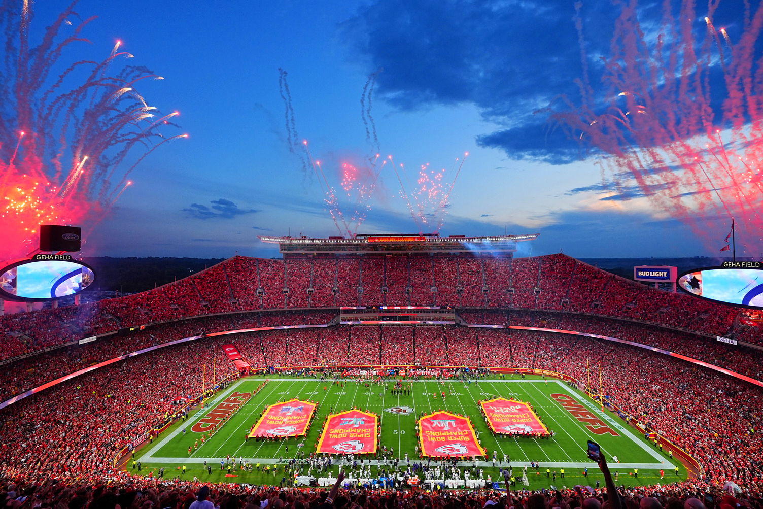 GEHA Field at Arrowhead Stadium in Kansas City, one of the host cities for the 2026 FIFA World Cup